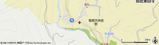 静岡県静岡市清水区由比東山寺575周辺の地図