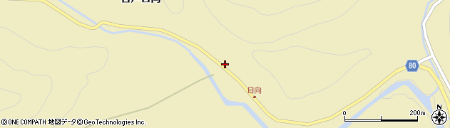 愛知県東栄町（北設楽郡）振草（古戸磨谷）周辺の地図