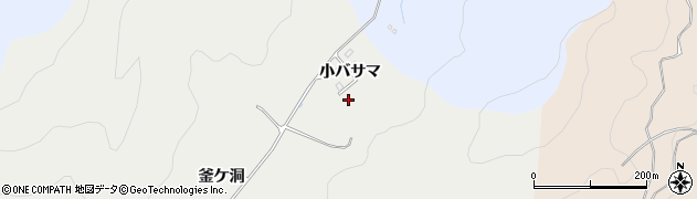 愛知県豊田市東大島町小バサマ周辺の地図