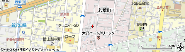 静岡県沼津市若葉町周辺の地図