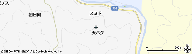 愛知県豊田市山ノ中立町（スミド）周辺の地図