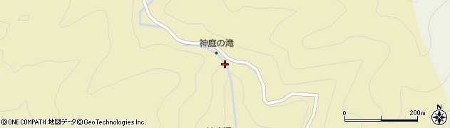 神庭の滝周辺の地図