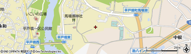 愛知県豊田市平戸橋町（馬場瀬）周辺の地図