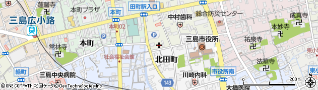 株式会社ホテルクリーンサービス箱根　三島営業所周辺の地図