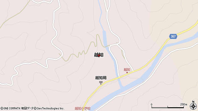 〒679-2404 兵庫県神崎郡神河町越知の地図