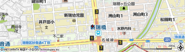 新時代 FC 新瑞橋店周辺の地図
