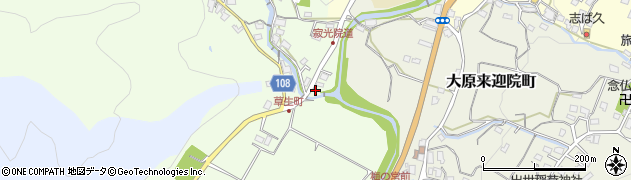 京都府京都市左京区大原草生町167周辺の地図