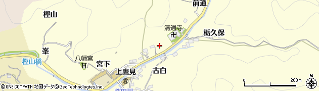 愛知県豊田市上高町前通120周辺の地図