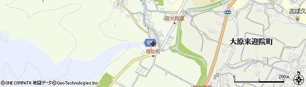 京都府京都市左京区大原草生町294周辺の地図