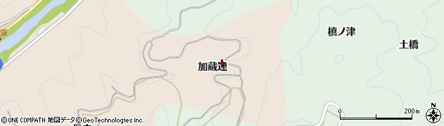 愛知県豊田市田振町（加蔵連）周辺の地図