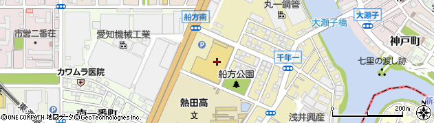 ブロンコビリー 熱田千年店周辺の地図