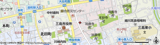 北沢産業株式会社　三島営業所周辺の地図