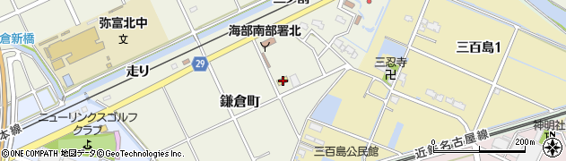愛知県弥富市鎌倉町126周辺の地図