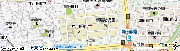 愛知県名古屋市瑞穂区姫宮町周辺の地図