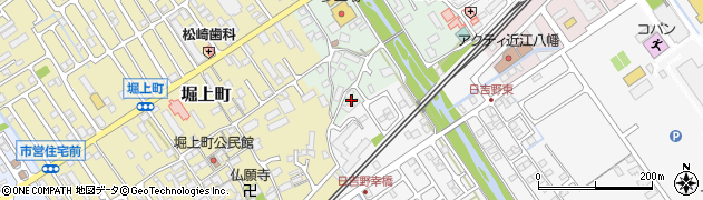 滋賀県近江八幡市白鳥町68周辺の地図