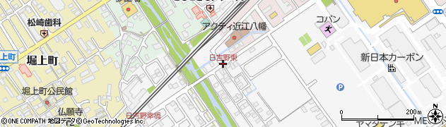 日吉野東周辺の地図