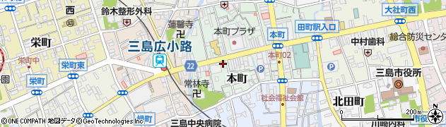 さかなや道場 三島広小路店周辺の地図