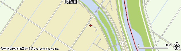 滋賀県野洲市比留田3580周辺の地図