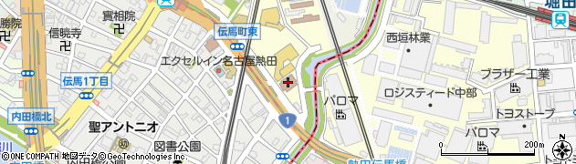 名古屋法務局熱田出張所周辺の地図
