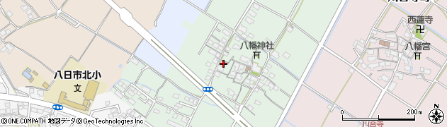 滋賀県東近江市建部堺町周辺の地図