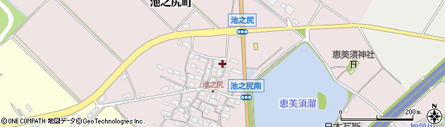 滋賀県東近江市池之尻町150周辺の地図