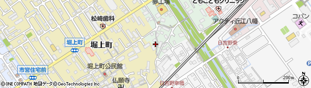 滋賀県近江八幡市白鳥町70周辺の地図
