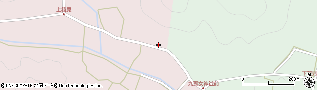 兵庫県丹波篠山市上筱見309周辺の地図