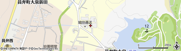 森田フードシステム株式会社　員弁工場周辺の地図