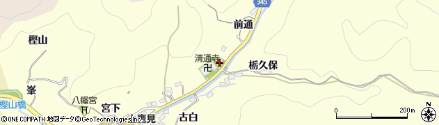 愛知県豊田市上高町前通123周辺の地図