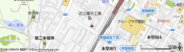 堅田ケアホテル翔裕館周辺の地図