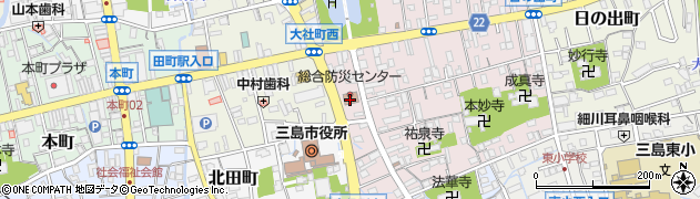 三島市役所産業文化部　商工観光課・観光政策係周辺の地図