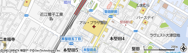 なお道 堅田店周辺の地図