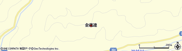 愛知県豊田市御内町（金蔵連）周辺の地図