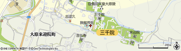 京都府京都市左京区大原勝林院町28周辺の地図
