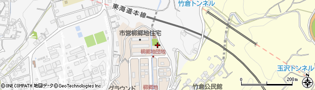 柳郷地公園周辺の地図