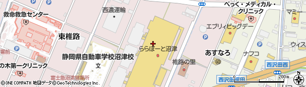 とんかつ新宿 さぼてん ららぽーと沼津店周辺の地図