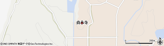 岡山県鏡野町（苫田郡）貞永寺周辺の地図