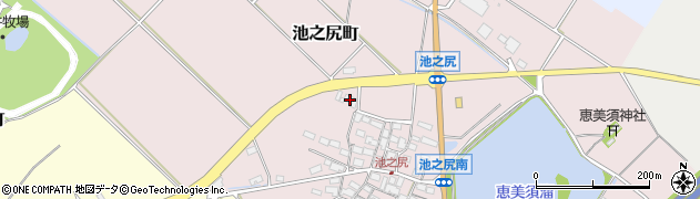 滋賀県東近江市池之尻町412周辺の地図
