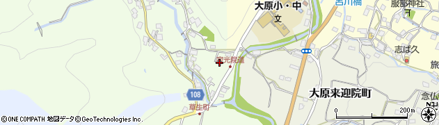 京都府京都市左京区大原草生町146周辺の地図