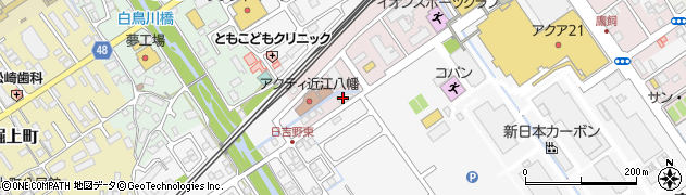トヨタレンタリース滋賀近江八幡店周辺の地図
