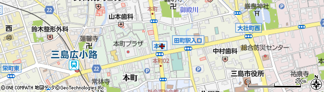 株式会社サン　三島営業所周辺の地図