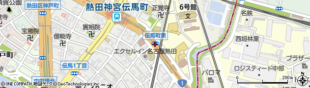 伝馬町東周辺の地図