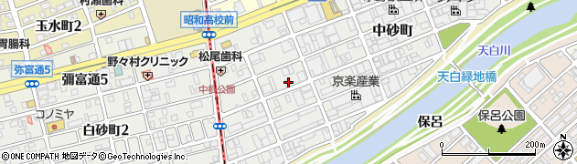 愛知県名古屋市天白区中砂町150周辺の地図