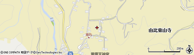 静岡県静岡市清水区由比東山寺632周辺の地図