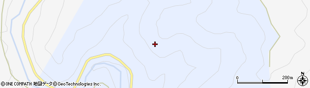 愛知県設楽町（北設楽郡）大名倉（柏ノ久保）周辺の地図