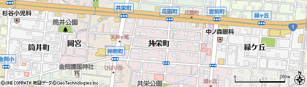 静岡県沼津市共栄町周辺の地図