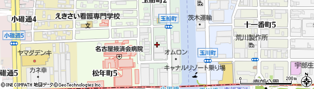 愛知県名古屋市中川区玉船町3丁目周辺の地図
