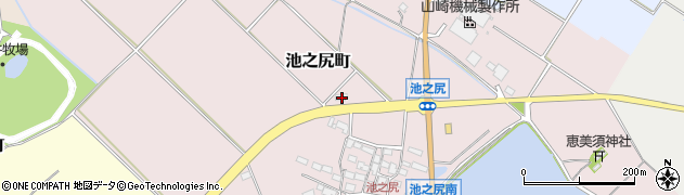 滋賀県東近江市池之尻町889周辺の地図