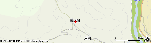 愛知県豊田市東川端町峰ノ洞周辺の地図