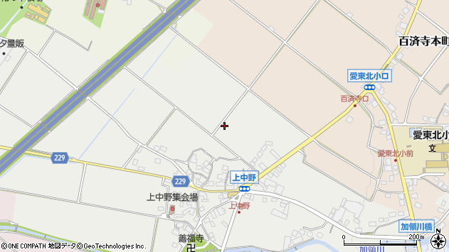 〒527-0156 滋賀県東近江市上中野町の地図